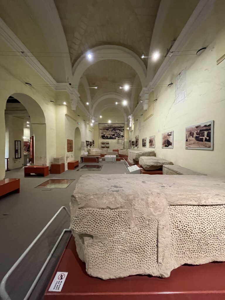 National Museum of Archaeology, exhibitions on ground floor, autistic travel