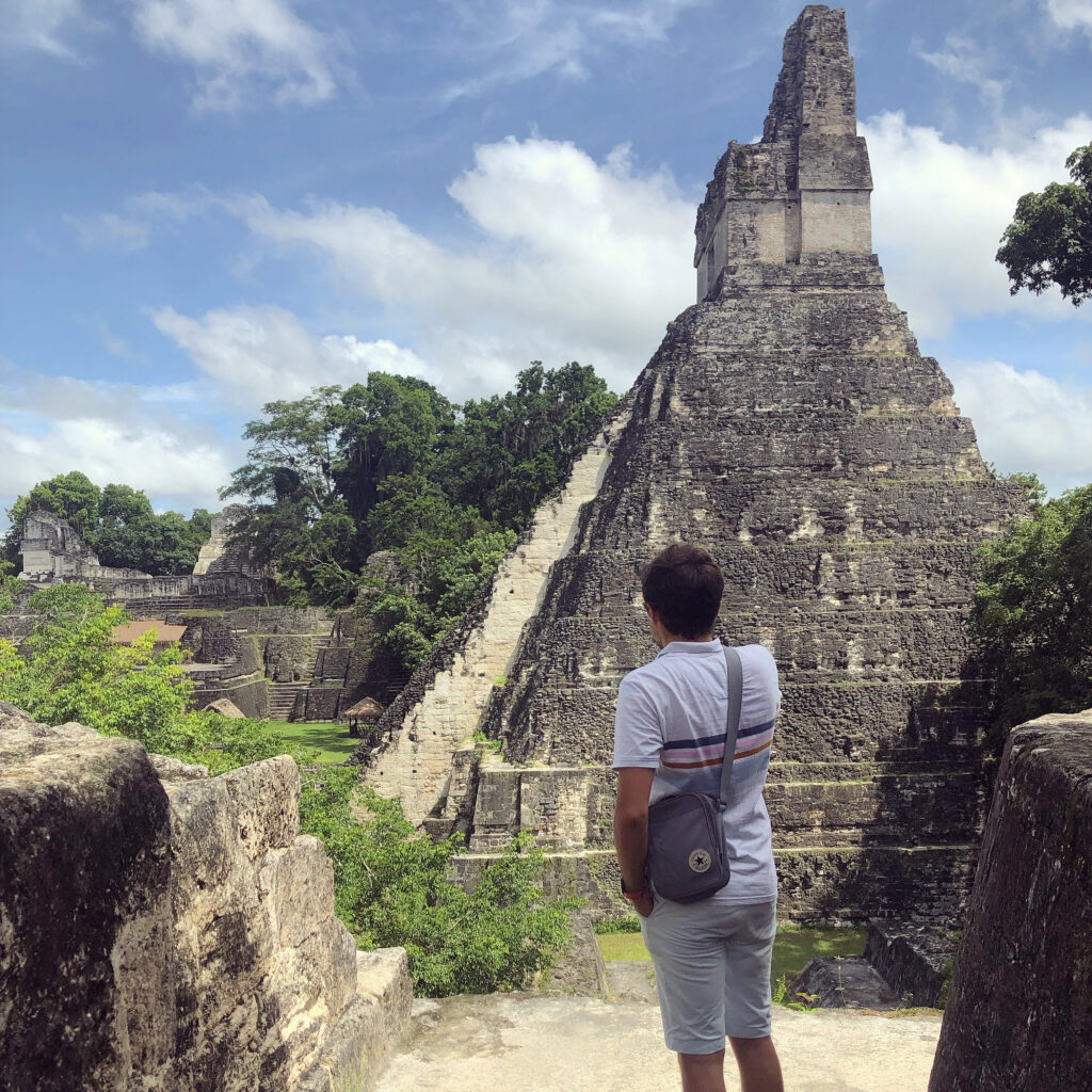 Tikal Mayan Temple, autism travel blog