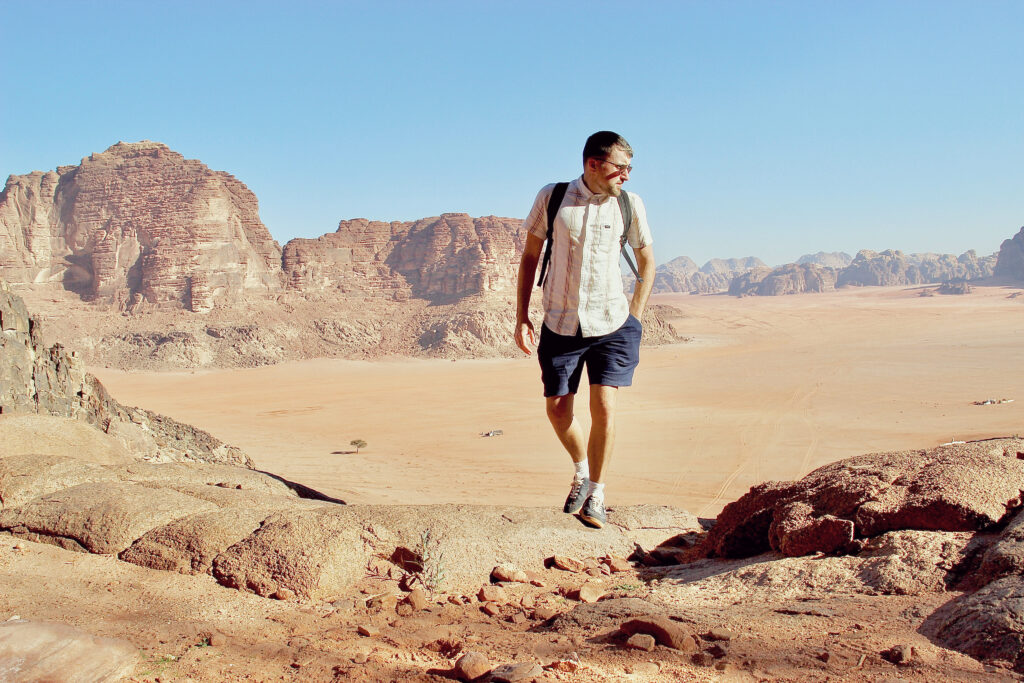Lawrence Spring hike, Wadi Rum, Jordan