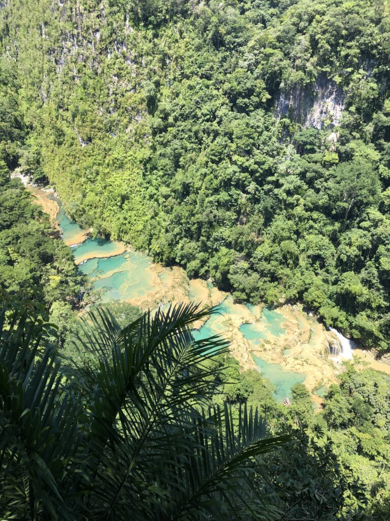 Semuc Champey viewpoint