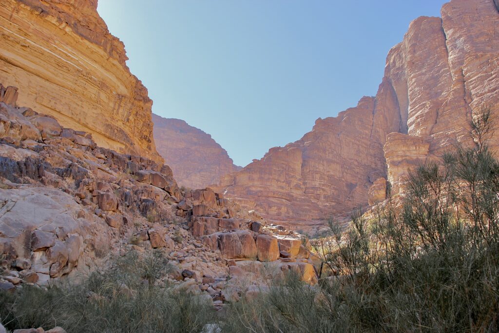 Wadi Rum valley hike, autistic travel blog