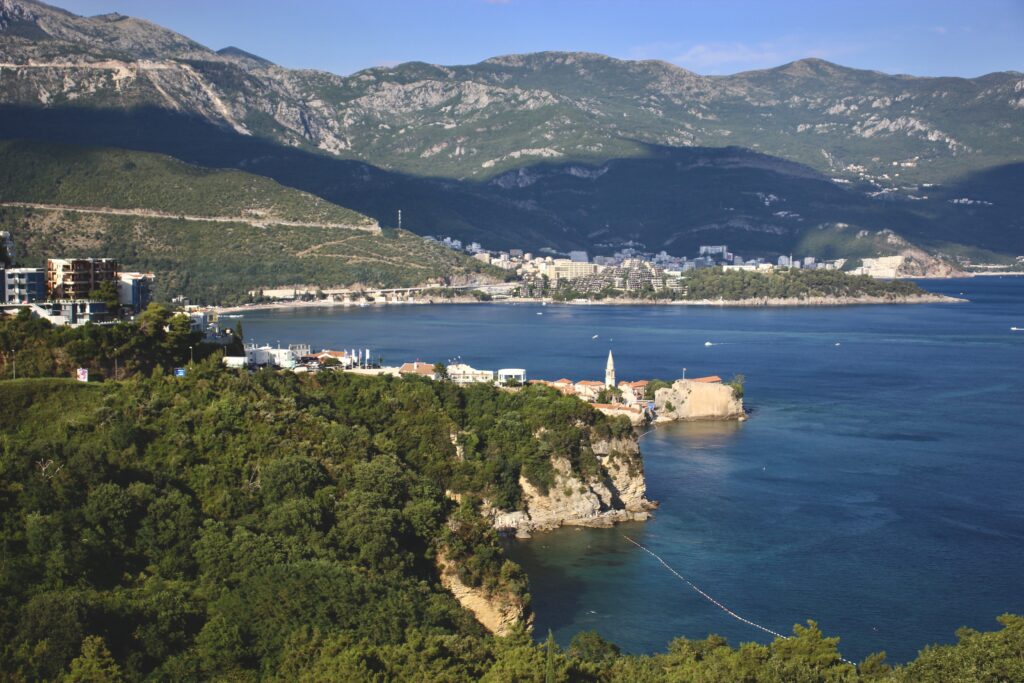 Views of Budva from above