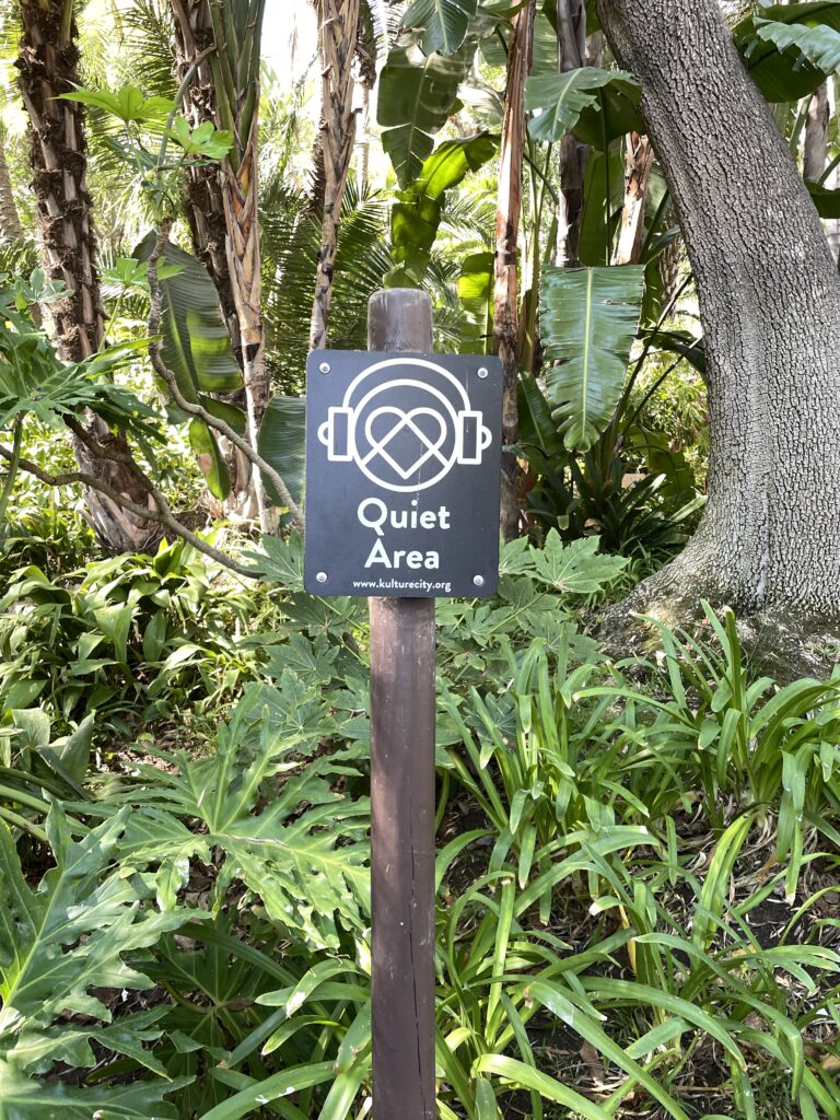 LA Zoo Quiet Area, Autism friendly travel