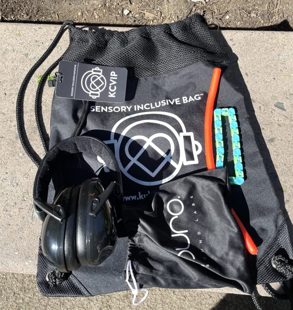 KultureCity sensory backpack at LA Zoo, neurodivergent travel