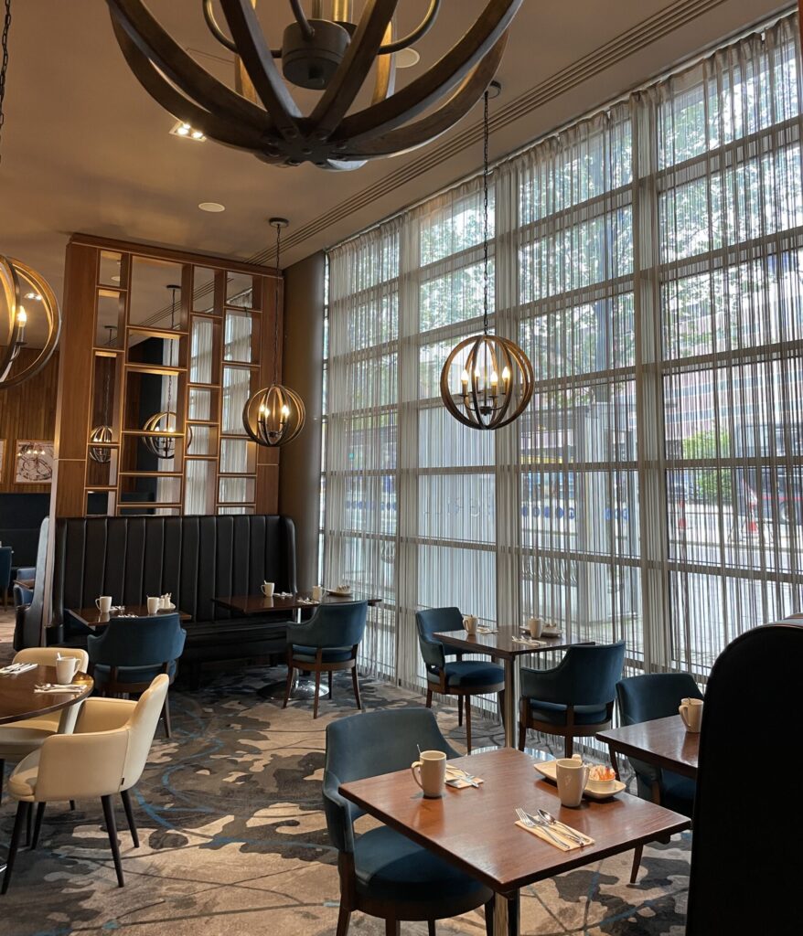 Clayton Hotel Birmingham, dining lounge, Autism Adventures Abroad