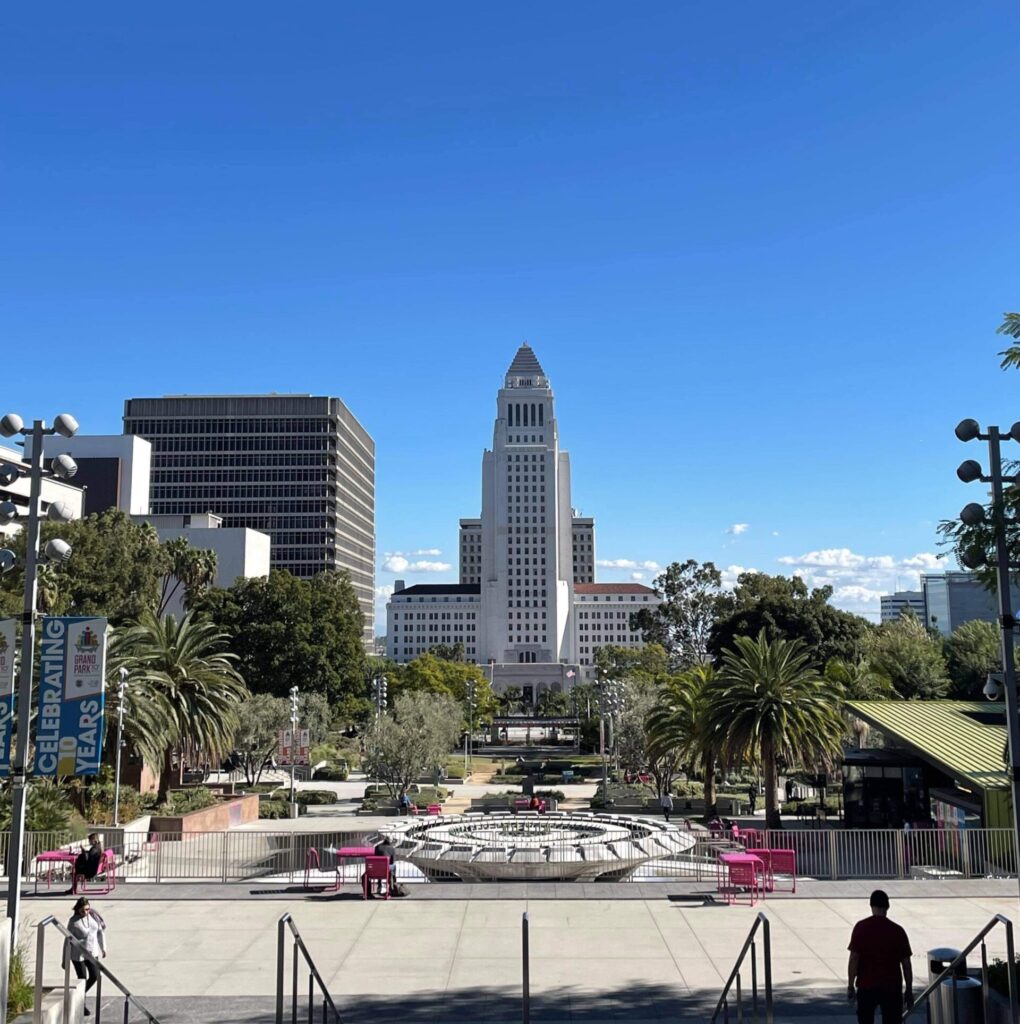 LA City Hall, Gloria Molina Grand Park, autism tourism