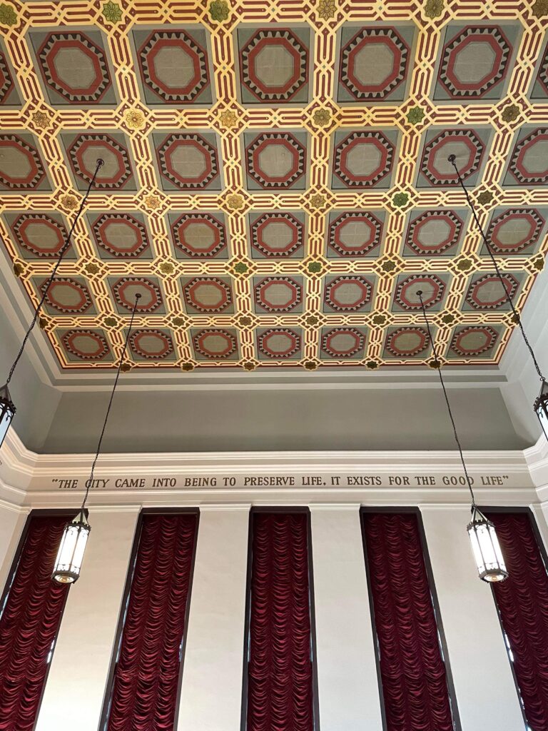 LA City Hall interior, SoCal travel, Alex Stratikis
